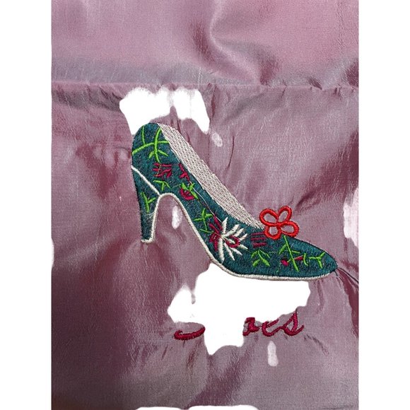 Drawstring shoe bag Jewelry bag 4 1/2" x 10" - Picture 3 of 10